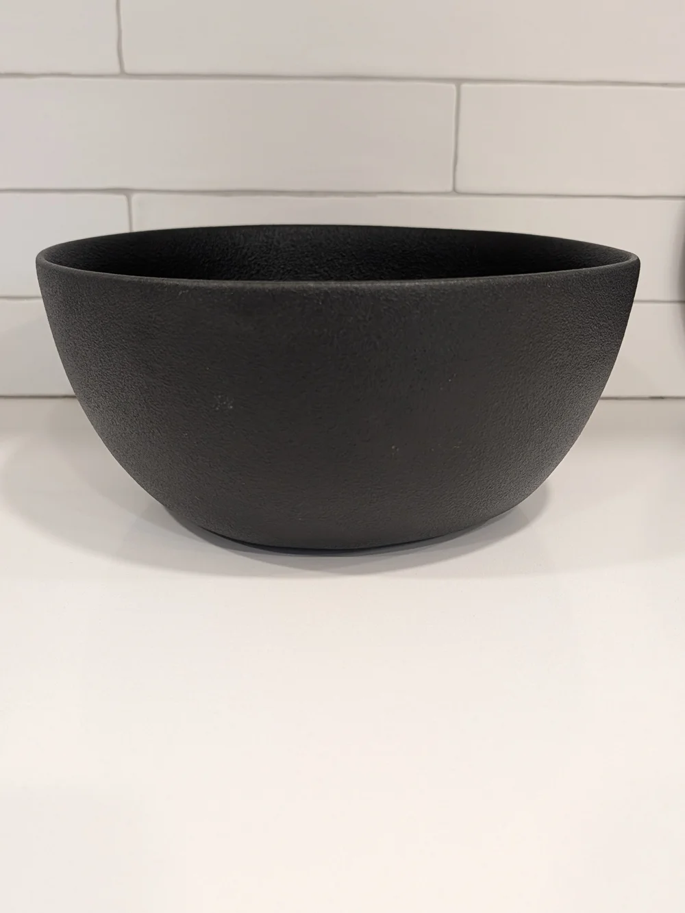 Minimal Matte Black Serving Bowl Hearth And Hand Stoneware